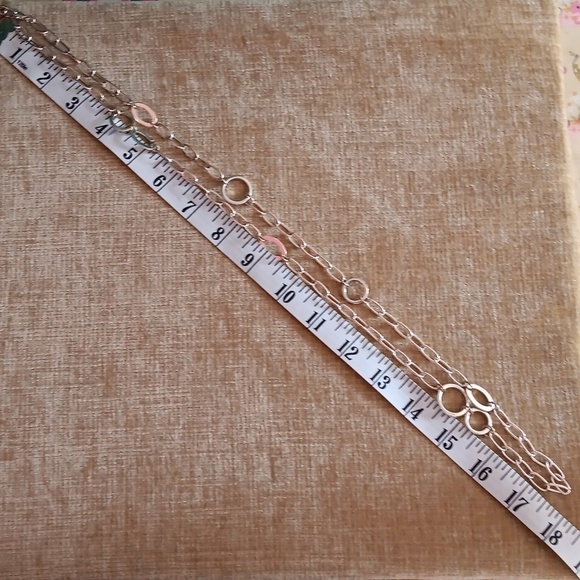 JLO Silver Tone Link Long Wrap Necklace - Picture 3 of 8